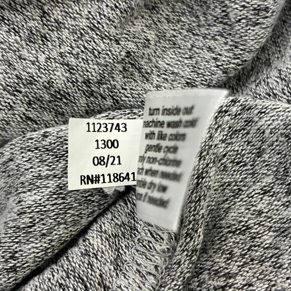 Lane Bryant Tie Waist Knit Sweater Womens 18/20 Gray Stretch Classic - Picture 9 of 9